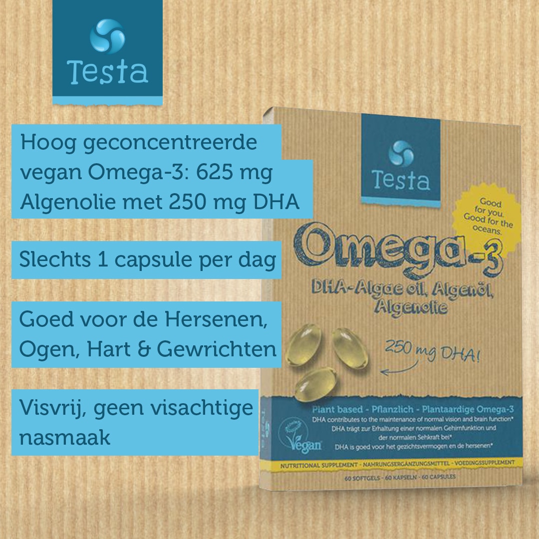 van nu af aan Voorbijganger Gemaakt om te onthouden Omega-3 (algenolie) capsules bestellen? DHA | Testa