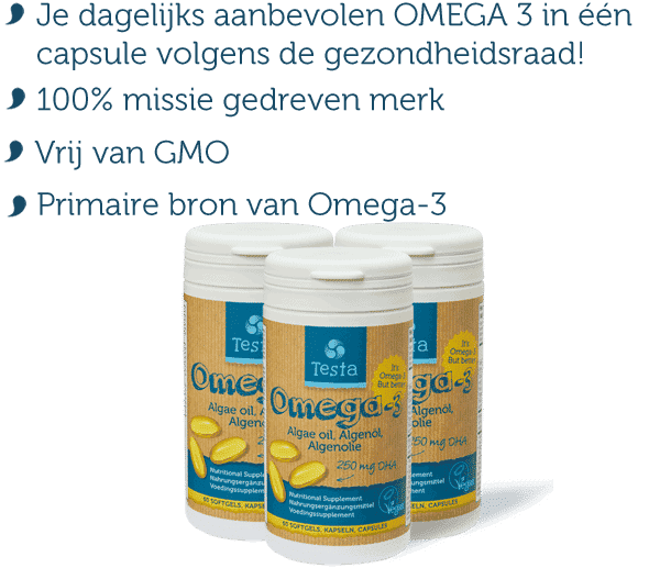 Omega3 (algenolie) capsules bestellen? DHA Testa