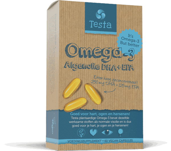 Omega-3 Algenolie capsules kopen? DHA + | Testa Official webshop®