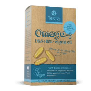 Vegan algae oil capsules omega-3 DHA EPA | Testa omega-3