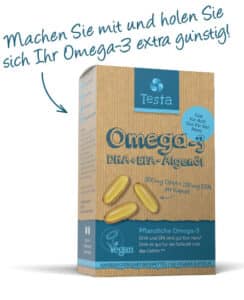 Testa Omega-3 Challenge - machen Sie mit und holen Sie sich Ihr Omega-3 zu einem günstigen Preis