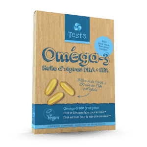 Photo du produit Testa Omega-3 Huile d'algues DHA EPA